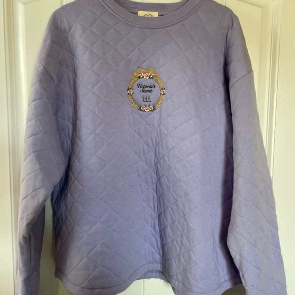 Victoria’s Secret Lavender quilted crew neck M oversized (read description) - Picture 4 of 4